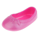 Maxbell Vinyl Slippers Shoes Flats for 16inch Sharon Dolls Clothing Pink Flats Shoes - Aladdin Shoppers