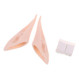 Maxbell 12" Doll Faceplate Backplate Head Elves Pointed Ears Set for RBL Neo Blythe