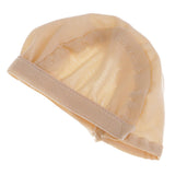 Maxbell 2PCS Fashion Doll Headgear Wig Cap Fixed-Wig Net for 1/4 BJD Doll Accs Nude - Aladdin Shoppers