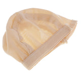 Maxbell 2PCS Fashion Doll Headgear Wig Cap Fixed-Wig Net for 1/4 BJD Doll Accs Nude - Aladdin Shoppers