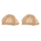 Maxbell 2 PCS Doll Practical DIY Wig Headgear for 18 inch Nude Color - Aladdin Shoppers
