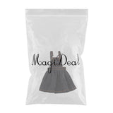 Maxbell 1/6 Casual Pocket Suspender Dress Skirt Clothes for 12'' Blythe Dolls Black - Aladdin Shoppers