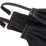 Maxbell 1/6 Casual Pocket Suspender Dress Skirt Clothes for 12'' Blythe Dolls Black - Aladdin Shoppers