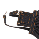 Maxbell 1/6 Casual Pocket Suspender Dress Skirt Clothes for 12'' Blythe Dolls Black - Aladdin Shoppers