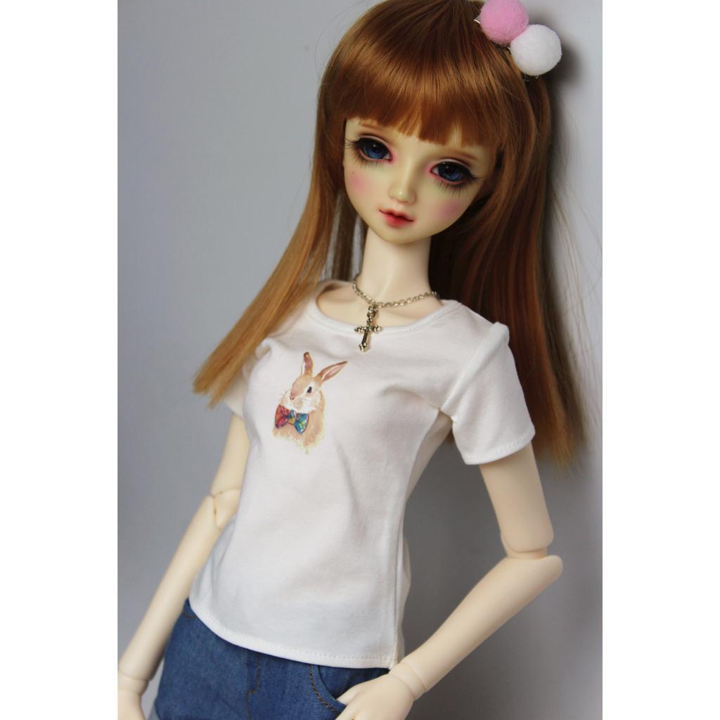 Maxbell Maxbell Short Sleeve T-shirt Dress for 1/3 or 1/4 BJD SD LUTS Dollfie Dolls Size 1