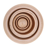 Maxbell Set of 5PCS Unfinished Wooden Blank Unpainted Russian Nesting Dolls Babushka Matryoshka Stacking Doll Kids DIY Crafts - Aladdin Shoppers