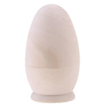 Maxbell Set of 5PCS Unfinished Wooden Blank Unpainted Russian Nesting Dolls Babushka Matryoshka Stacking Doll Kids DIY Crafts - Aladdin Shoppers