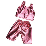 Maxbell Doll Cothes New Cool Light Leather Outfit for 18" Doll pink - Aladdin Shoppers