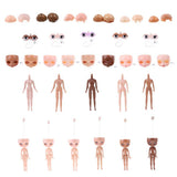 Maxbell 12" Doll Head Scalp Shell Kit for Neo Blythe Nude Doll Custom White - Aladdin Shoppers