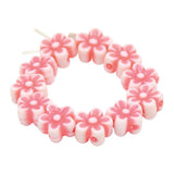 Maxbell Multiple Flower Beaded Bracelet Jewelry for 18'' Pink - Aladdin Shoppers