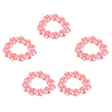 Maxbell Multiple Flower Beaded Bracelet Jewelry for 18'' Pink - Aladdin Shoppers