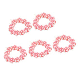 Maxbell Multiple Flower Beaded Bracelet Jewelry for 18'' Pink - Aladdin Shoppers