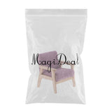 Maxbell 1/12 Scale Dollhouse Miniature Furniture Single Sofa Chair Purple