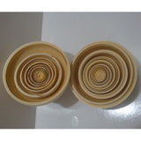 Maxbell DIY Set Of 10 Pieces Blank Unpainted Wooden Russian Nesting Dolls 6 Inch - Aladdin Shoppers