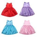 Maxbell Sequin Sleeveless Dress Skirt Outfit for 18'' Doll Red - Aladdin Shoppers