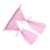 Maxbell Dollhouse Miniatures Lovely Excellent Workmanship Cotton Curtain Pink - Aladdin Shoppers