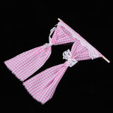 Maxbell Dollhouse Miniatures Lovely Excellent Workmanship Cotton Curtain Pink - Aladdin Shoppers