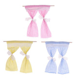 Maxbell Dollhouse Miniatures Lovely Excellent Workmanship Cotton Curtain Pink - Aladdin Shoppers