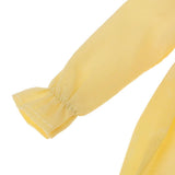 Maxbell Handmade Cute Doll Costume Long Sleeve Dress for 1/6 BJD Blythe Dolls Yellow - Aladdin Shoppers