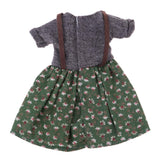 6xHandmade Adorable Doll Costume Strap Floral Dress for 1/6 BJD Blythe Dolls