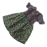 6xHandmade Adorable Doll Costume Strap Floral Dress for 1/6 BJD Blythe Dolls