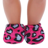 Maxbell Cute Shoes Slippers for 18" Dolls Clothes Accs Black Stripe - Aladdin Shoppers