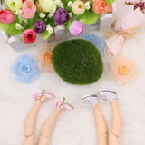 8xFashion Doll Pointed Toe Shoes Block High Heels for 1/6 Blythe Dolls Pink