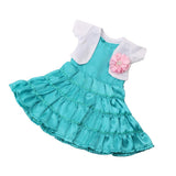 Maxbell Handmade Gorgeous Doll Princess Dress Party Dress and Short Coat Green - Aladdin Shoppers
