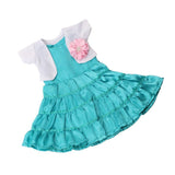 Maxbell Handmade Gorgeous Doll Princess Dress Party Dress and Short Coat Green - Aladdin Shoppers