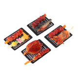 Maxbell 1/12 Dollhouse Furniture Miniatures Oven w. Foods Barbecue BBQ Kitchenware