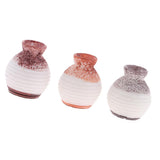 Maxbell 6x1/12 Scale Dollhouse Miniature Resin Vases 3 Pieces Random Color