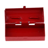 Maxbell 1/12 Scale Dollhouse Miniature Metal Tool Box Case Home Decor Red - Aladdin Shoppers