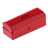 Maxbell 1/12 Scale Dollhouse Miniature Metal Tool Box Case Home Decor Red - Aladdin Shoppers