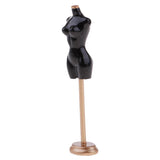 Dollhouse Miniature 1:12 Accessory Mannequin Tailors Dressmakers Model Black