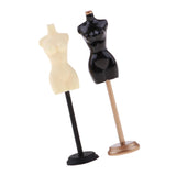 Maxbell 1:12 Gold+Black Metal Sewing Dress Form Mannequin Model Display Stand Home Decor