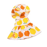 Maxbell Cute Short Skirt & Round Hat Set Accs for 18inch American Doll Orange - Aladdin Shoppers