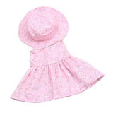 Maxbell Cute Short Skirt & Round Hat Set Accs for 18inch American Doll Pink Flower - Aladdin Shoppers