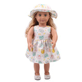 Maxbell Cute Short Skirt & Round Hat Set Accs for 18inch American Doll Kitty - Aladdin Shoppers