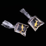 Maxbell 1/12 Dollhouse Miniature Transparent Bag Goldfish Life Scenes Decor Yellow - Aladdin Shoppers