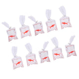 Maxbell 1/12 Dollhouse Miniature Transparent Bag Goldfish Life Scenes Decor Red - Aladdin Shoppers