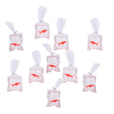 Maxbell 1/12 Dollhouse Miniature Transparent Bag Goldfish Life Scenes Decor Red - Aladdin Shoppers