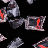 Maxbell 1/12 Dollhouse Miniature Transparent Bag Goldfish Life Scenes Decor Red - Aladdin Shoppers