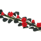 Maxbell 1/12 Dollhouse Miniature Clay Flower Bunch Bouquet Decoration Red Rose - Aladdin Shoppers
