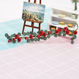 Maxbell 1/12 Dollhouse Miniature Clay Flower Bunch Bouquet Decoration Red Rose - Aladdin Shoppers