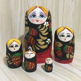 Maxbell Wooden Russian Nesting Dolls Babushka Matryoshka Toys #1 - Aladdin Shoppers