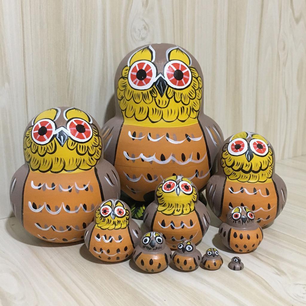 Maxbell Maxbell Wooden Russian Nesting Dolls Babushka Matryoshka Toys #6