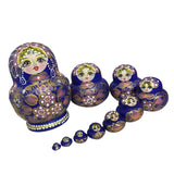 Maxbell Wooden Russian Nesting Dolls Babushka Matryoshka Toys #7 - Aladdin Shoppers