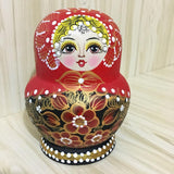 Maxbell Wooden Russian Nesting Dolls Babushka Matryoshka Toys #8 - Aladdin Shoppers