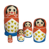 Maxbell Wooden Russian Nesting Dolls Babushka Matryoshka Toys #9 - Aladdin Shoppers