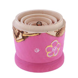 Maxbell 7PCS Beautifully Handmade Wooden Russia Nesting Wishing Doll Matryoshka Pink - Aladdin Shoppers